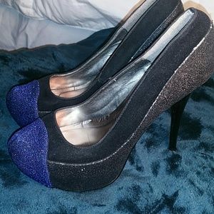Tall heels with hidden platform